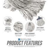 Kentucky Mop Head (cut end) - Pack of 5